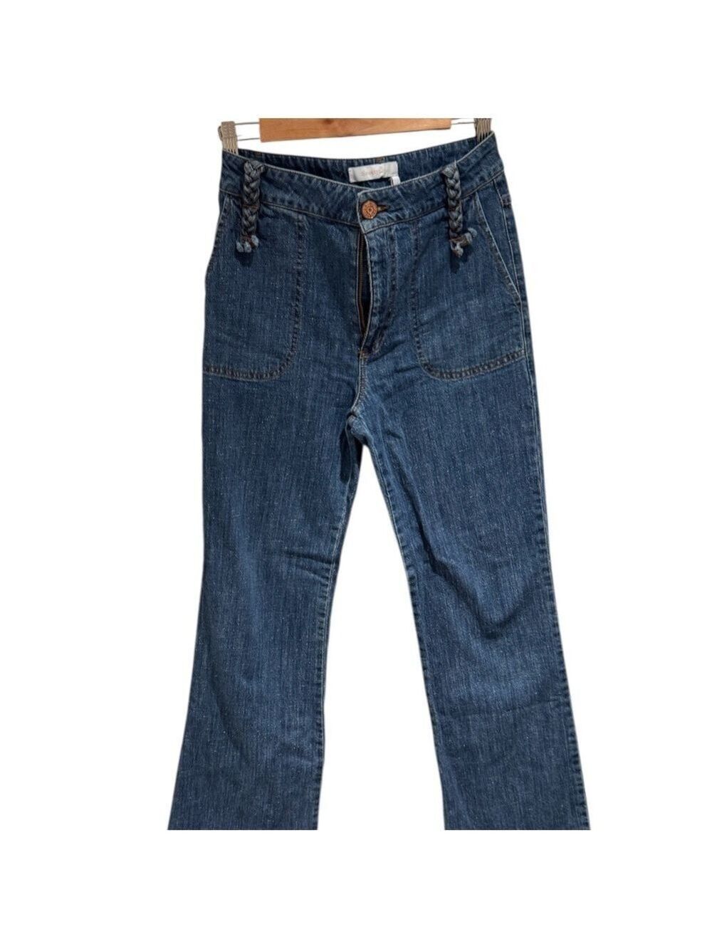 SEE BY CHLOE medium blue high waist jeans - size 27